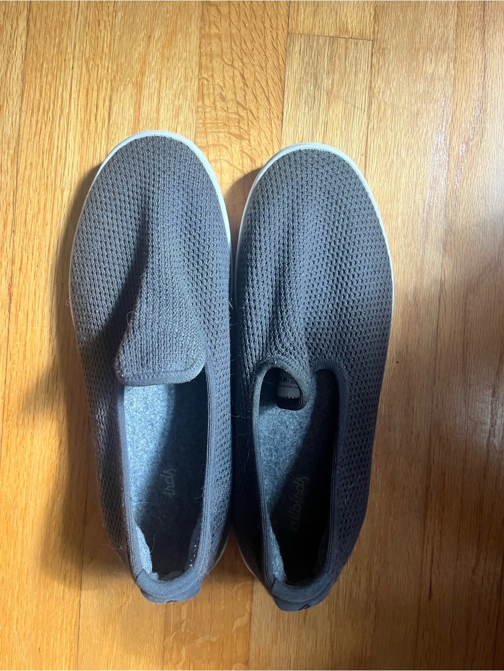 Allbirds Slip-On Knit Sneakers in Charcoal